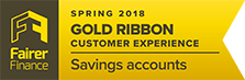 Fairer Finance - Gold ribbon - Savings accounts
